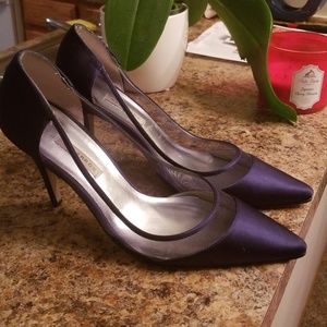 Caparros Size 10 Womens Navy Blue Heels